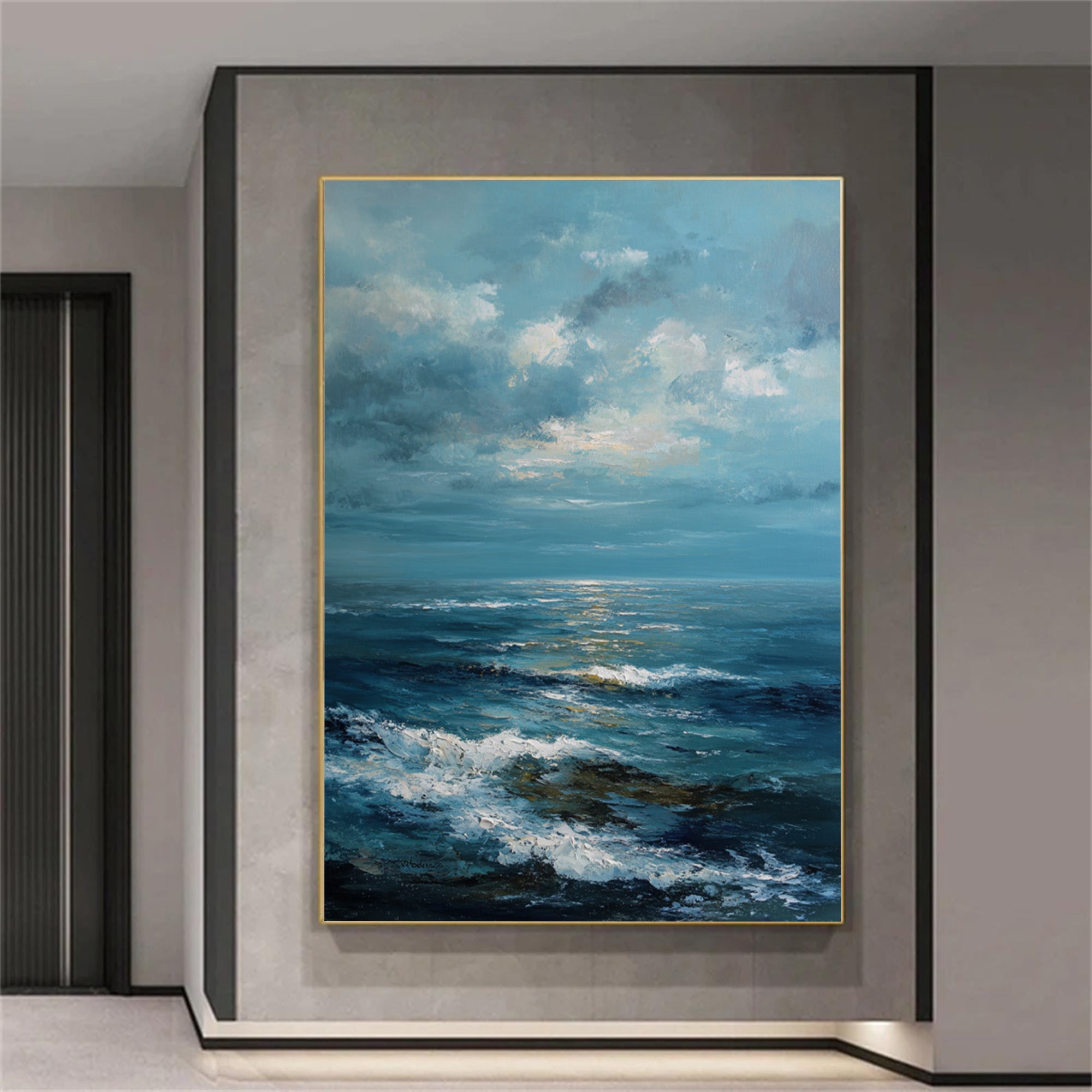 Ocean Waves Art-D015